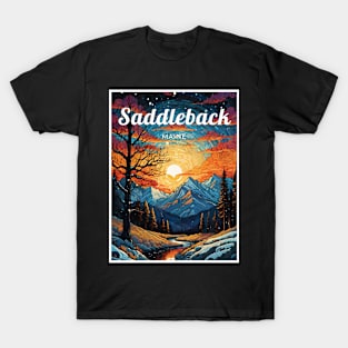 Saddleback maine usa ski T-Shirt